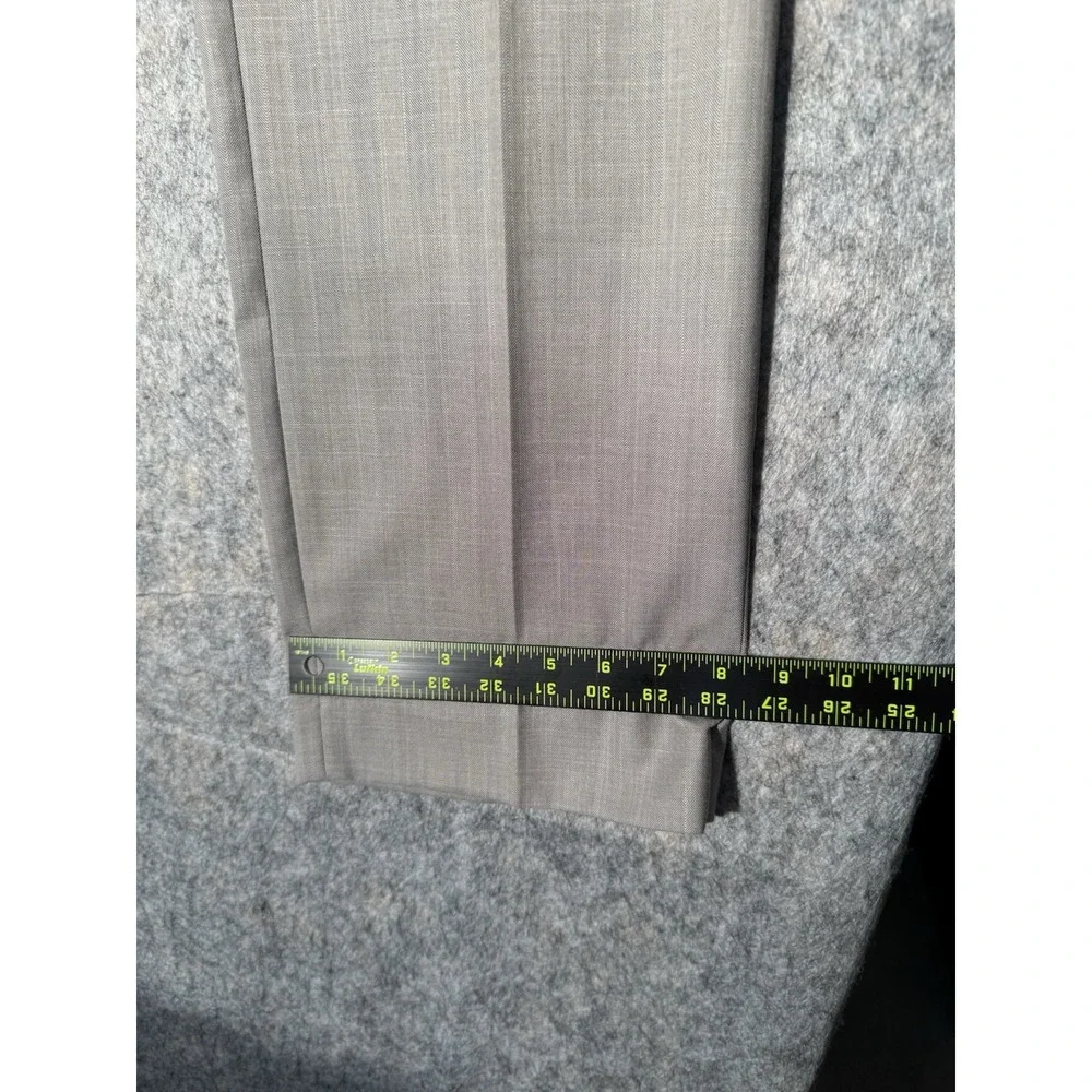 Perry Ellis Portfolio‎ Straight Dress Pants Men's Size 34/32 Gray City Pair